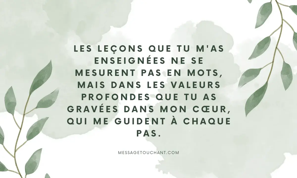 Lettre pour papa formidable : tes leçons gravées dans mon cœur me guident.