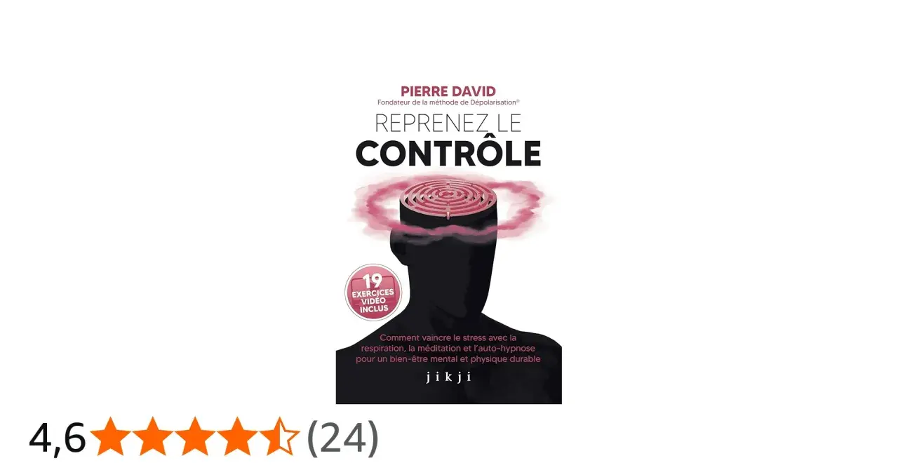 Livre "Reprenez le contrôle" de Pierre David. Apprenez comment déstabiliser un séducteur grâce à la respiration et l'auto-hypnose. 19 exercices vidéo inclus.
