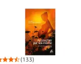 Livre "Accoucher par soi-même" de Laura Kaplan Shanley, guide pour accoucher seule sans papa. Silhouette d'une femme enceinte au coucher du soleil.