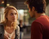Elle le regarde, surprise, car il me recontacte après 2 semaines de silence. Son regard est plein d'interrogation.