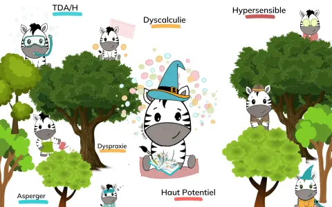 Des zèbres aux multiples talents, chacun avec son style. Les zèbres se reconnaissent entre eux, qu'ils soient TDA/H, dyscalculiques, hypersensibles, dyslexiques, autistes ou à haut potentiel.