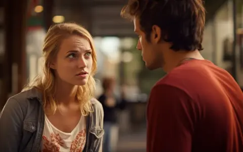 Elle le regarde, surprise, car il me recontacte après 2 semaines de silence. Son regard est plein d'interrogation.