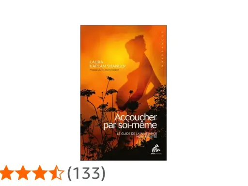 Livre "Accoucher par soi-même" de Laura Kaplan Shanley, guide pour accoucher seule sans papa. Silhouette d'une femme enceinte au coucher du soleil.