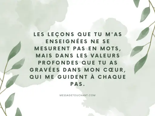 Lettre pour papa formidable : tes leçons gravées dans mon cœur me guident.